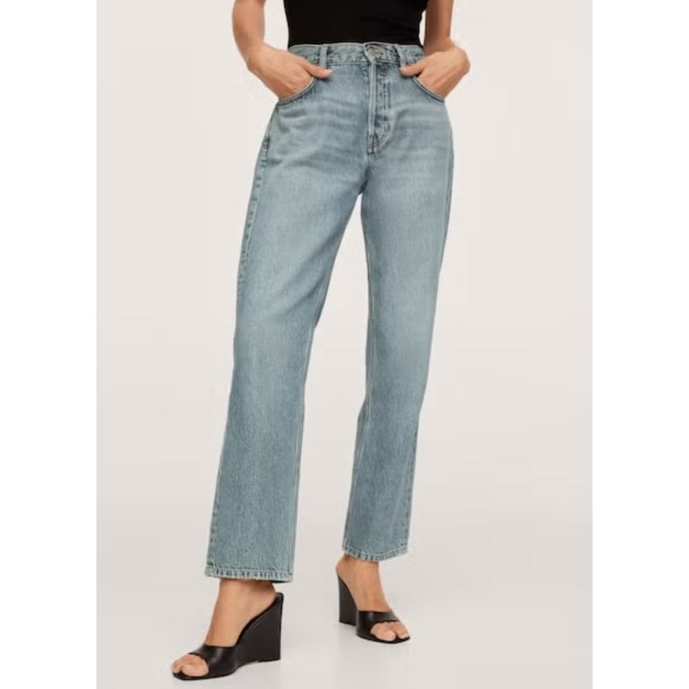 Classic Blue Straight Leg Jeans